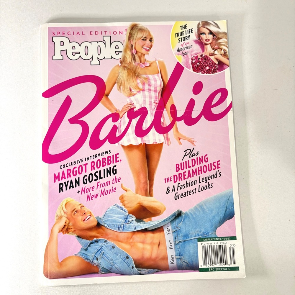 People Special Edition Barbie Magazine 2023 Margot Robbie Ryan Gosling Movie